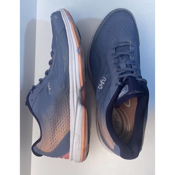 RYKA Devotion Plus 2 Walking Athletic Shoes Tempest Blue Coral US 11M EUR 41 - Picture 4 of 11